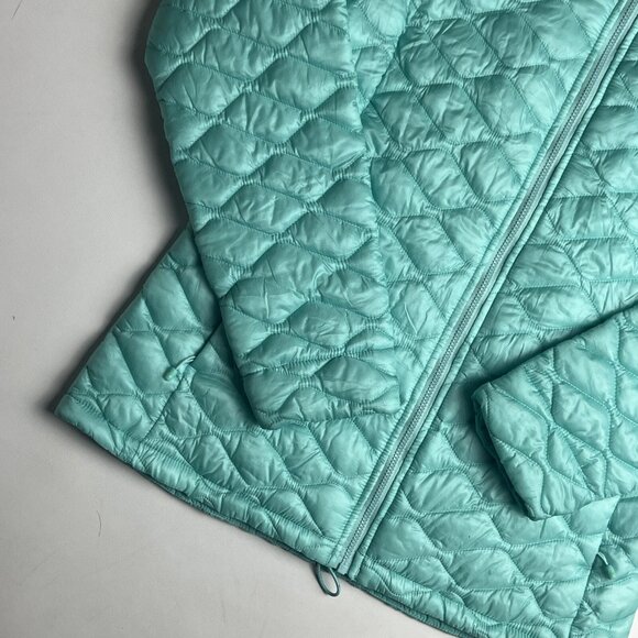 The North Face Thermoball Turquoise Quilted Outdoor Jacket Womens Size Small - Picture 4 of 15